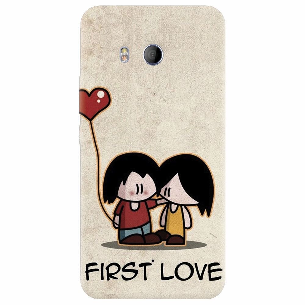 Husa silicon pentru Htc U 11, First Love Great Lock Screen
