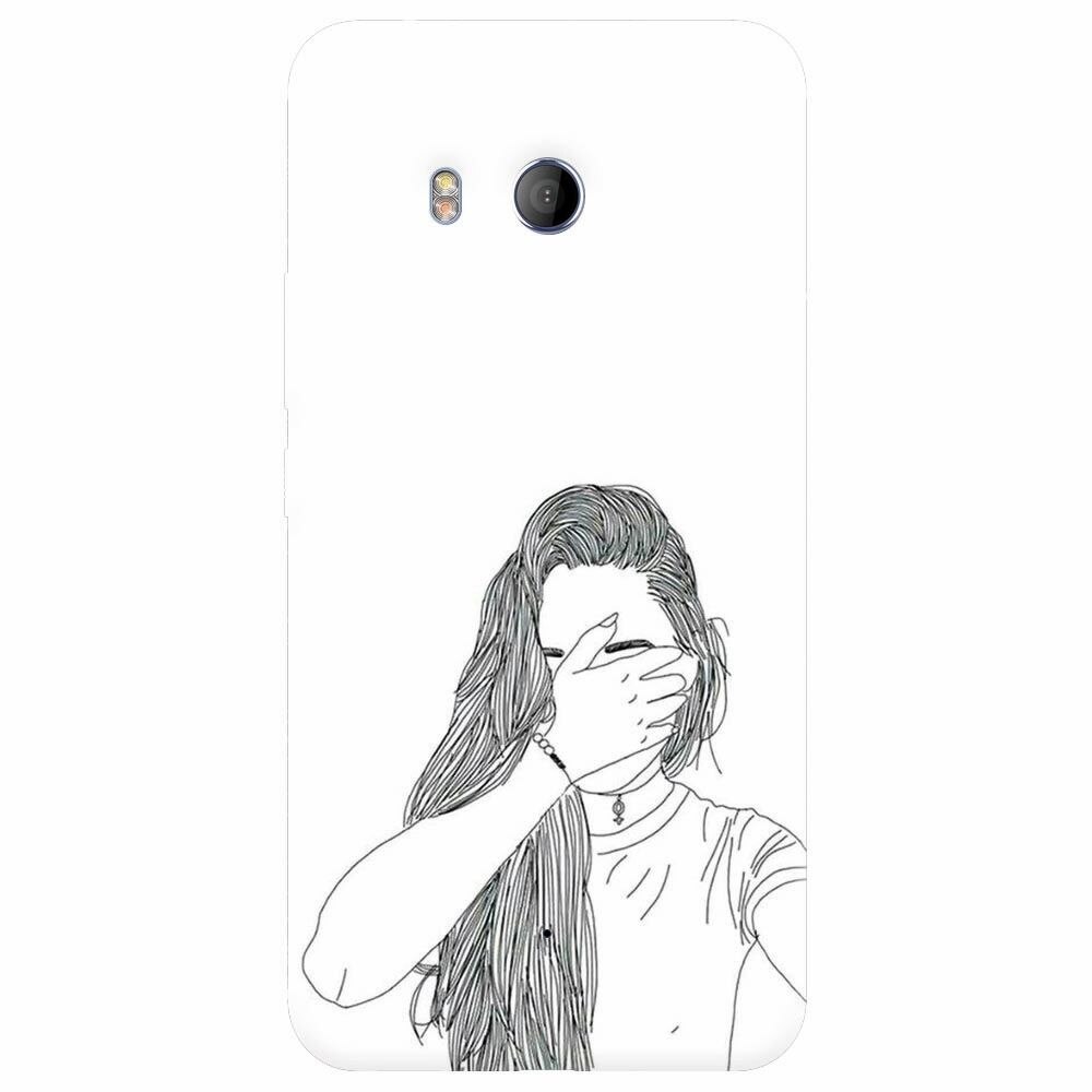 Husa silicon pentru Htc U 11, Dont Look