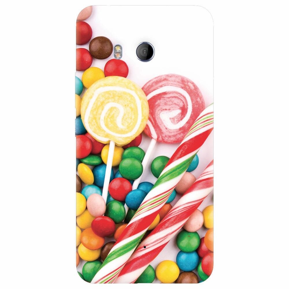 Husa silicon pentru Htc U 11, Sweet Colorful Candy