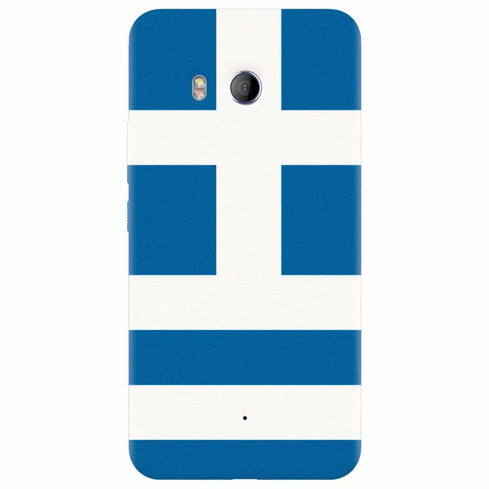 Husa silicon pentru Htc U 11, Greece Flag