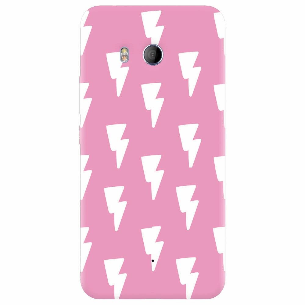 Husa silicon pentru Htc U 11, Electric Pink