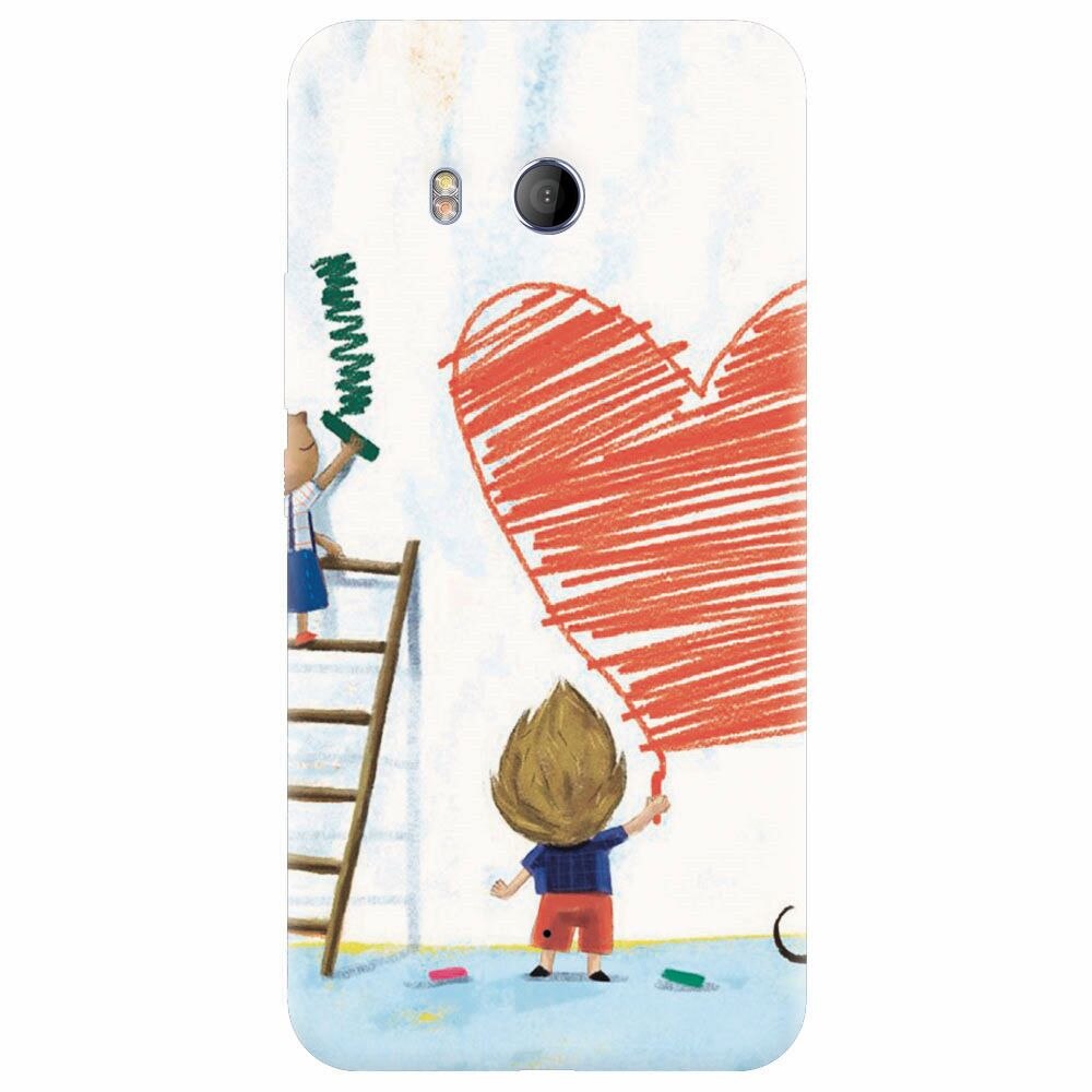 Husa silicon pentru Htc U 11, I Love You Creatures