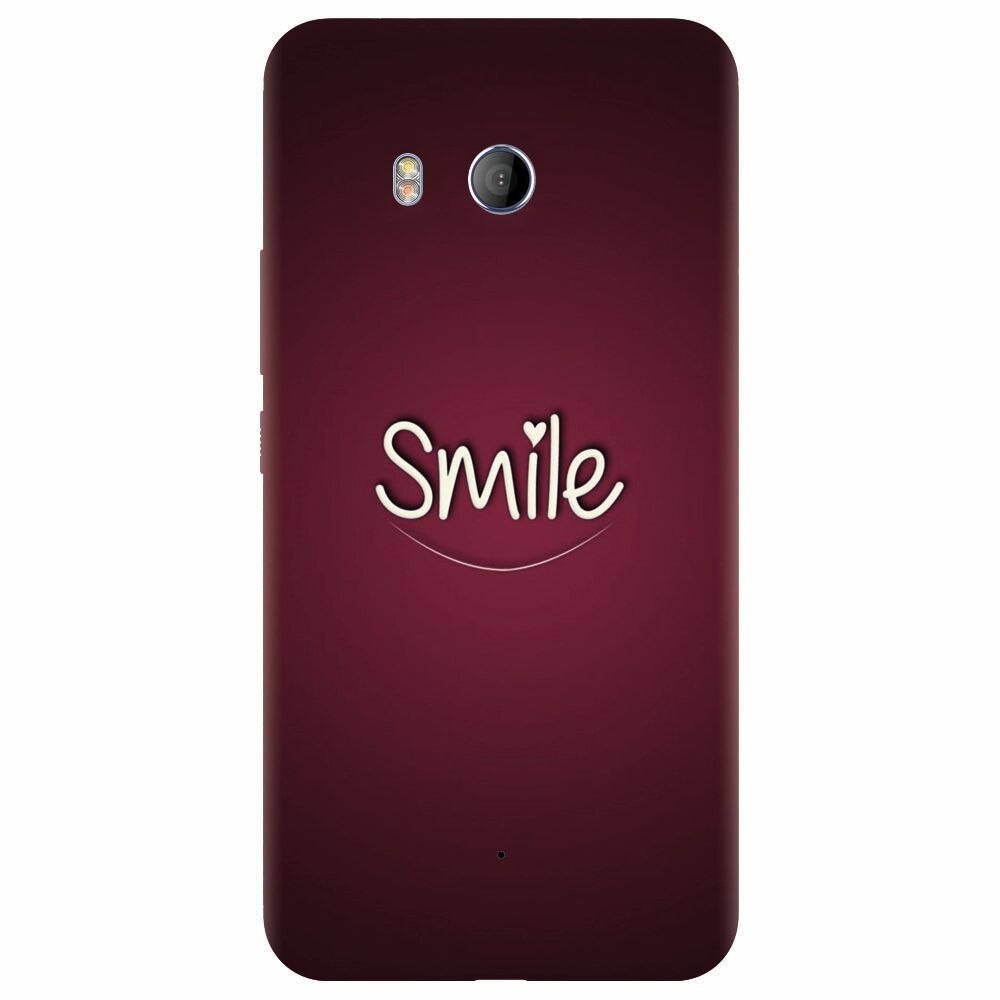 Husa silicon pentru Htc U 11, Smile Love