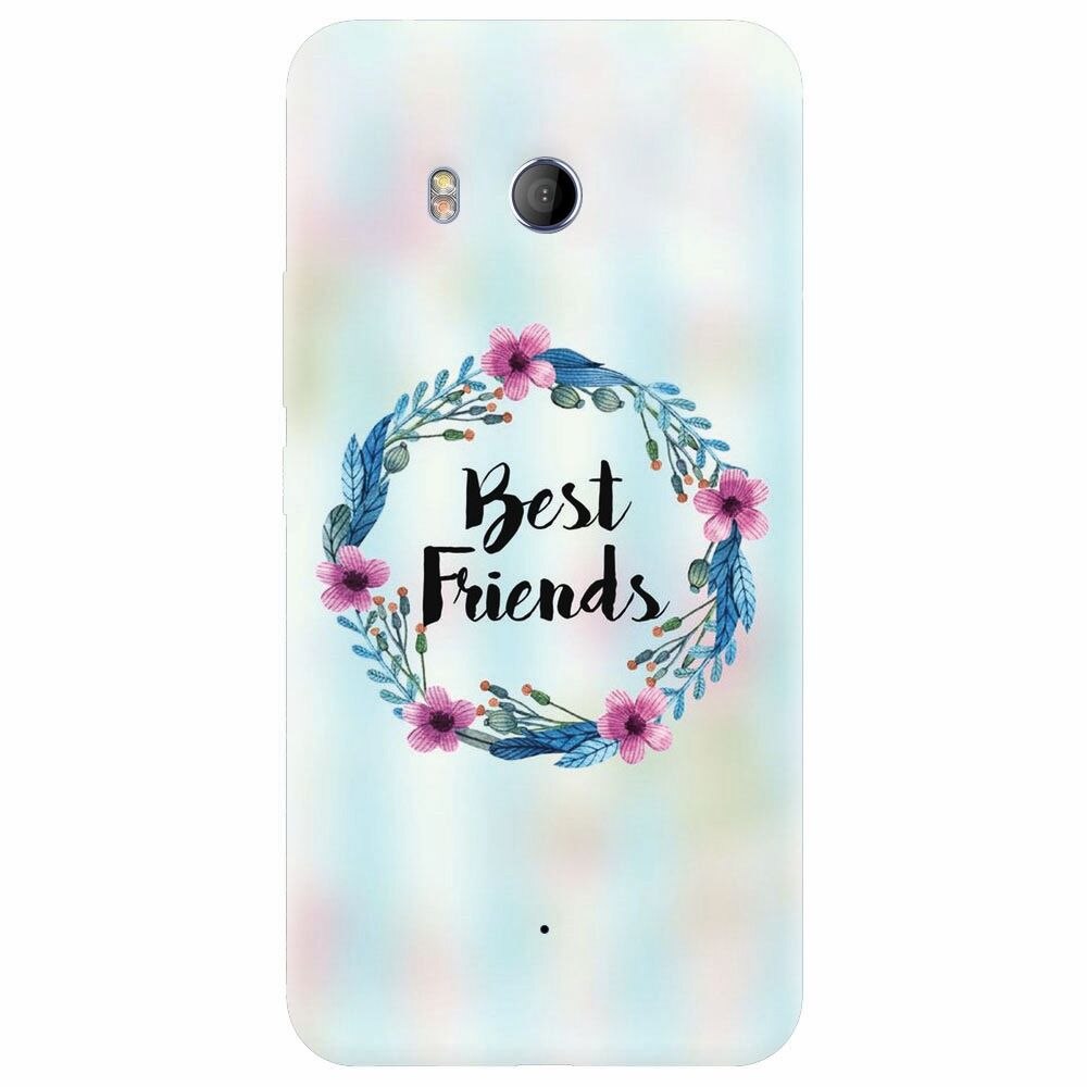 Husa silicon pentru Htc U 11, Best Friends 001