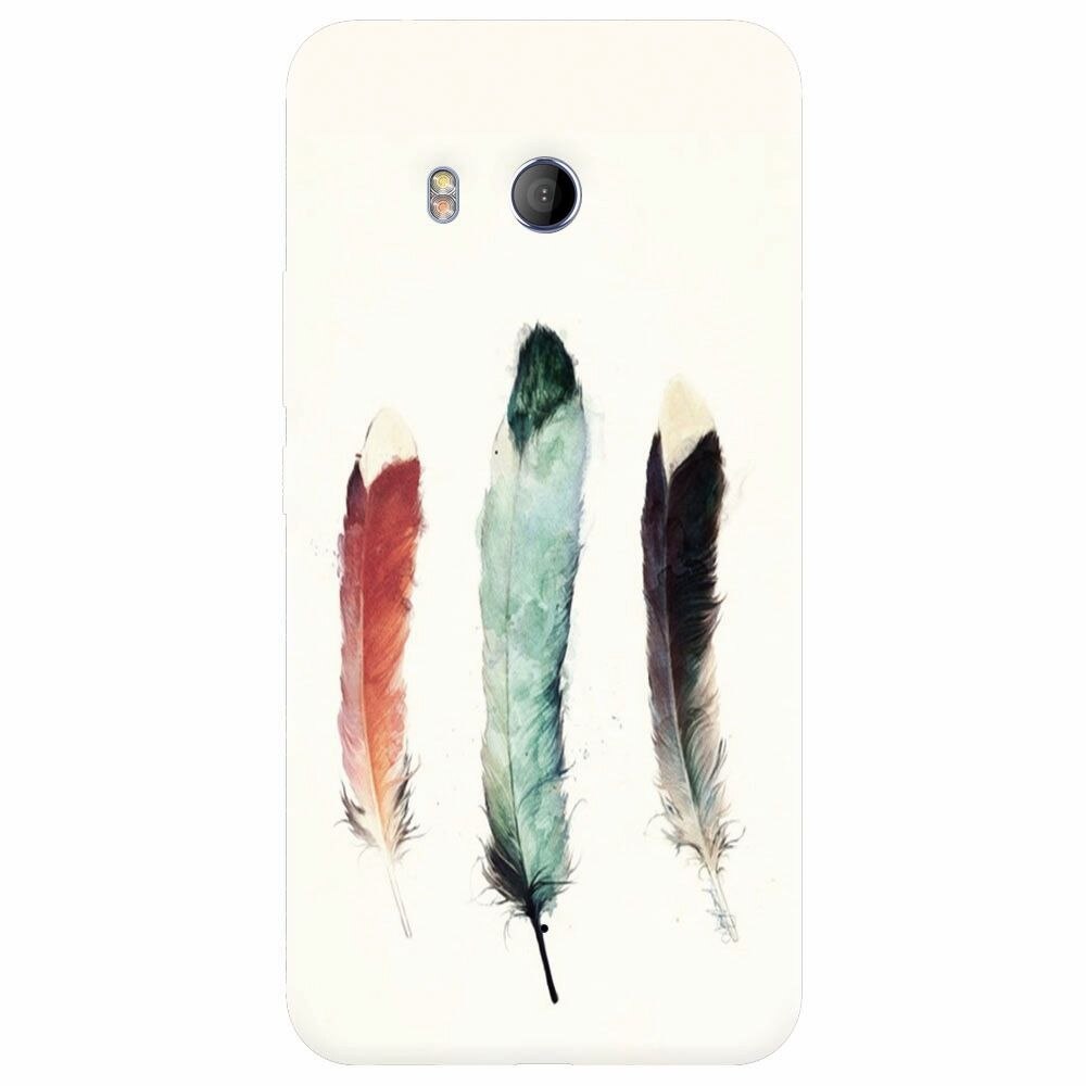 Husa silicon pentru Htc U 11, Three Feathers
