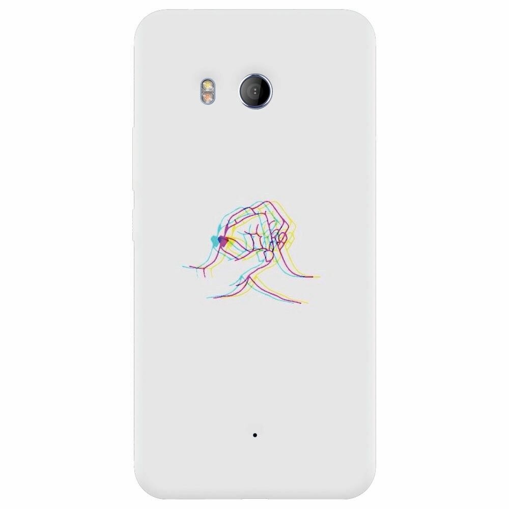 Husa silicon pentru Htc U 11, With Love