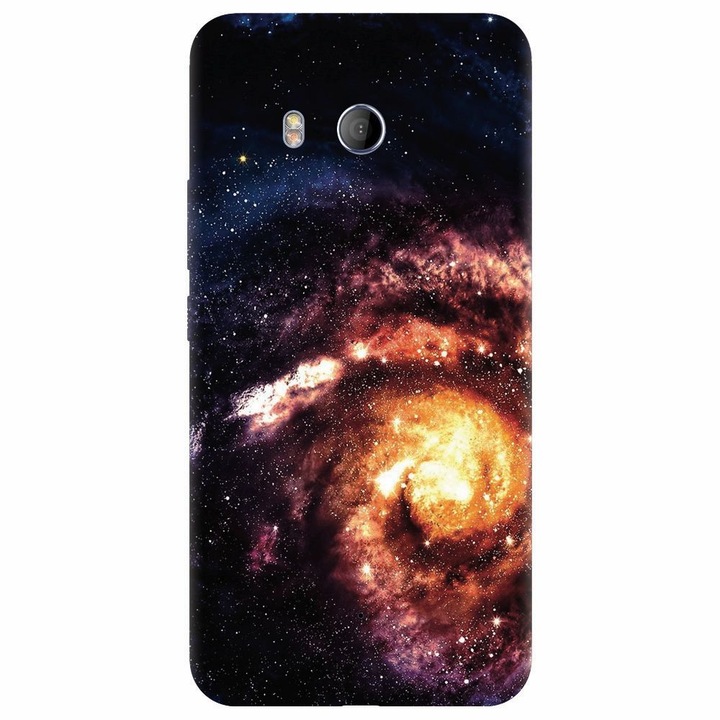 Силиконов кейс съвместим с Htc U 11, Spiral Galaxy Illustration