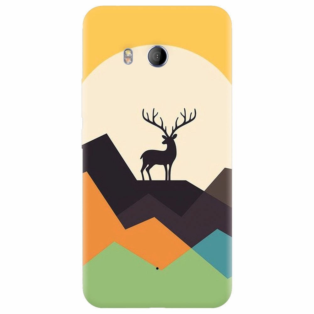 Husa silicon pentru Htc U 11, Abstract Deer