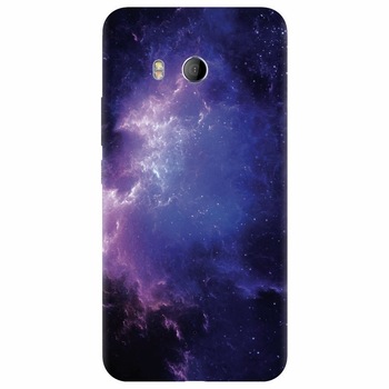 Husa silicon pentru Htc U 11, Purple Space Nebula Husa silicon pentru Htc U 11, Purple Space Nebula
