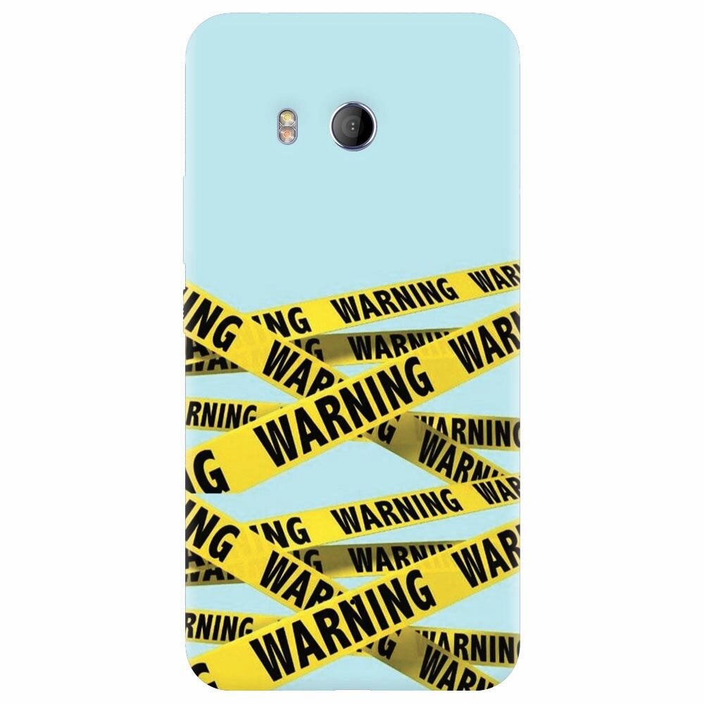 Husa silicon pentru Htc U 11, Warning