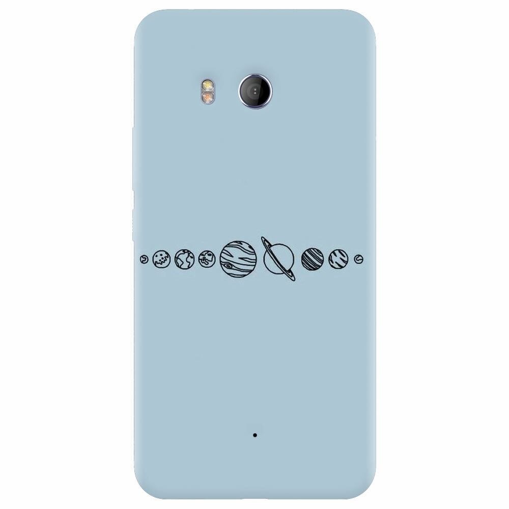 Husa silicon pentru Htc U 11, Planets