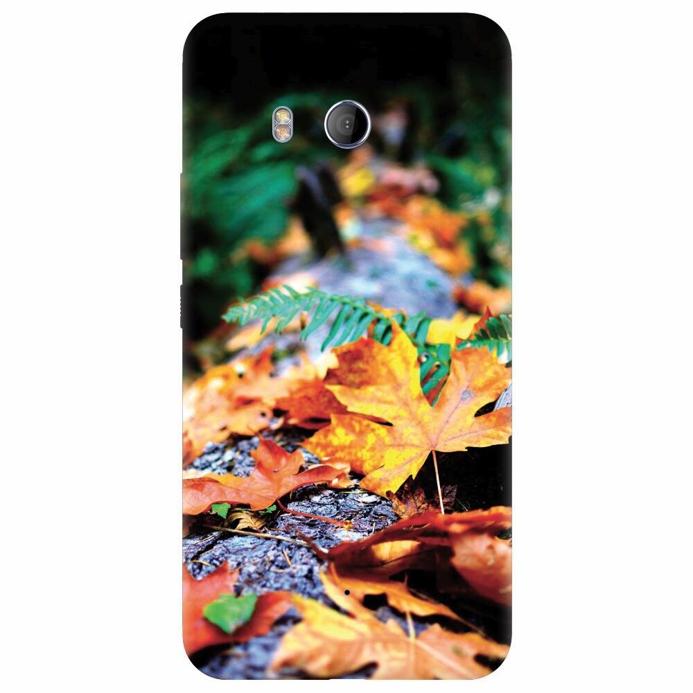 Husa silicon pentru Htc U 11, Autumn Leaves
