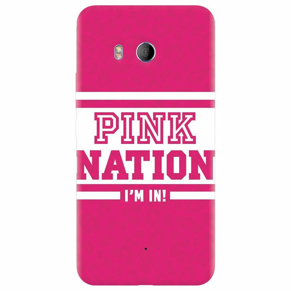 Husa silicon pentru Htc U 11, Pink Nation