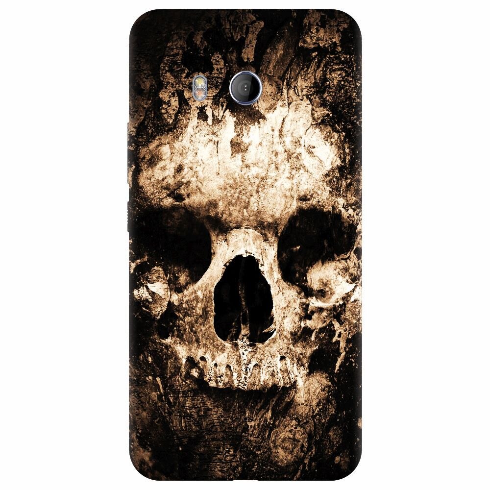 Husa silicon pentru Htc U 11, Zombie Skull