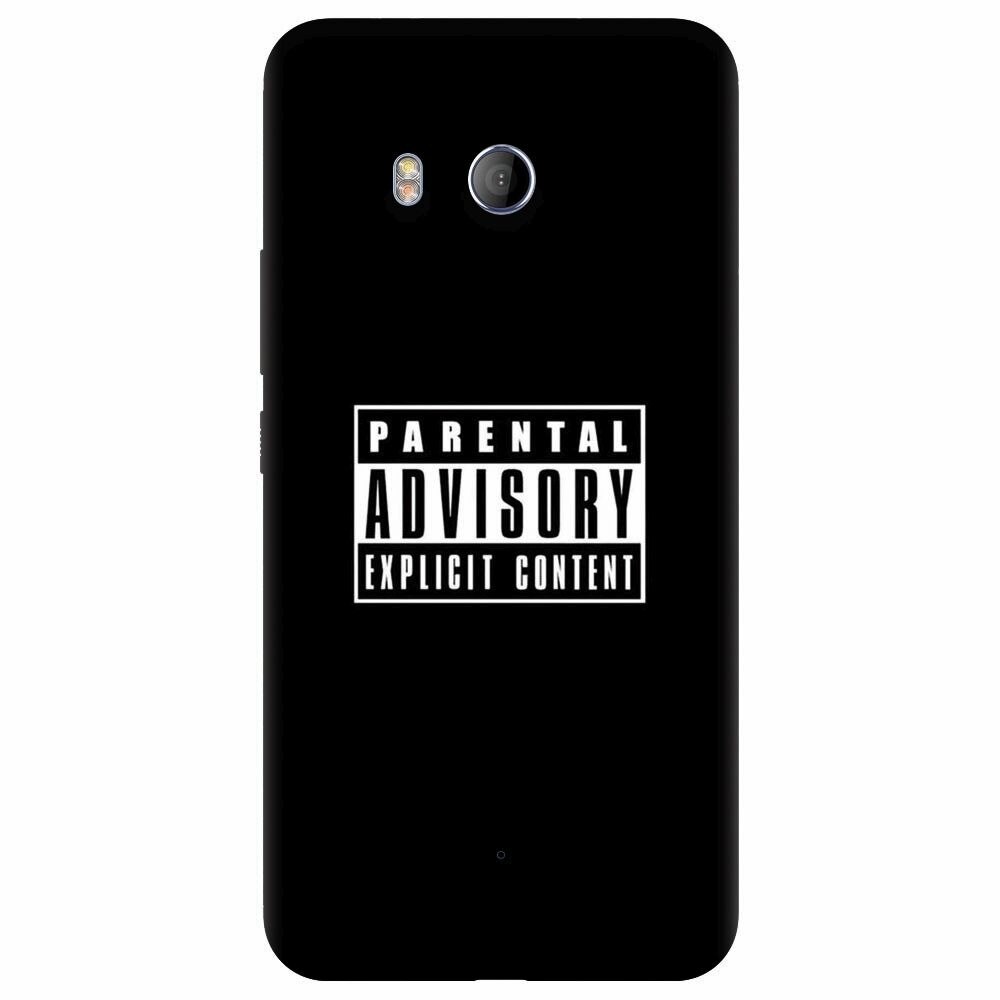 Husa silicon pentru Htc U 11, Parental Advisory