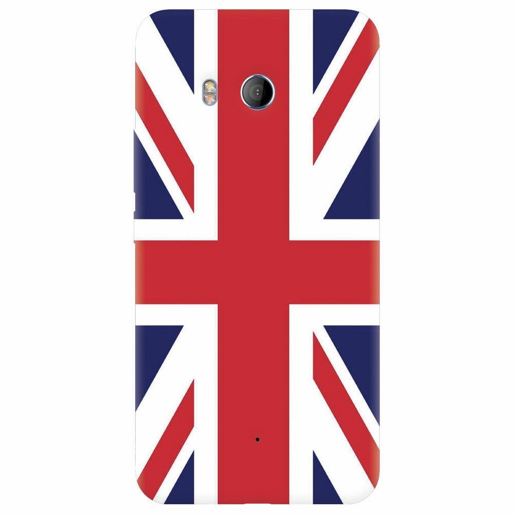 Husa silicon pentru Htc U 11, UK Flag Illustration