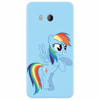 Husa silicon pentru Htc U 11, Rainbow Dash Husa silicon pentru Htc U 11, Rainbow Dash