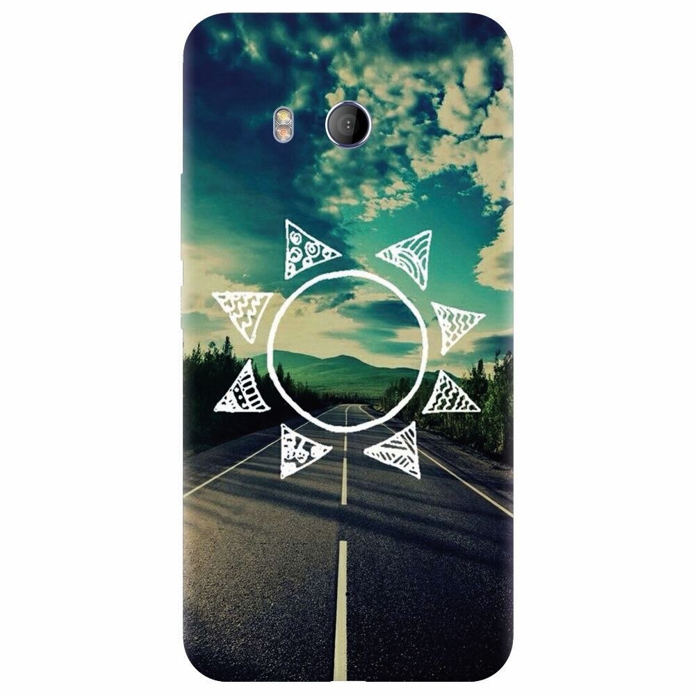 Husa silicon pentru Htc U 11, Sun On The Road
