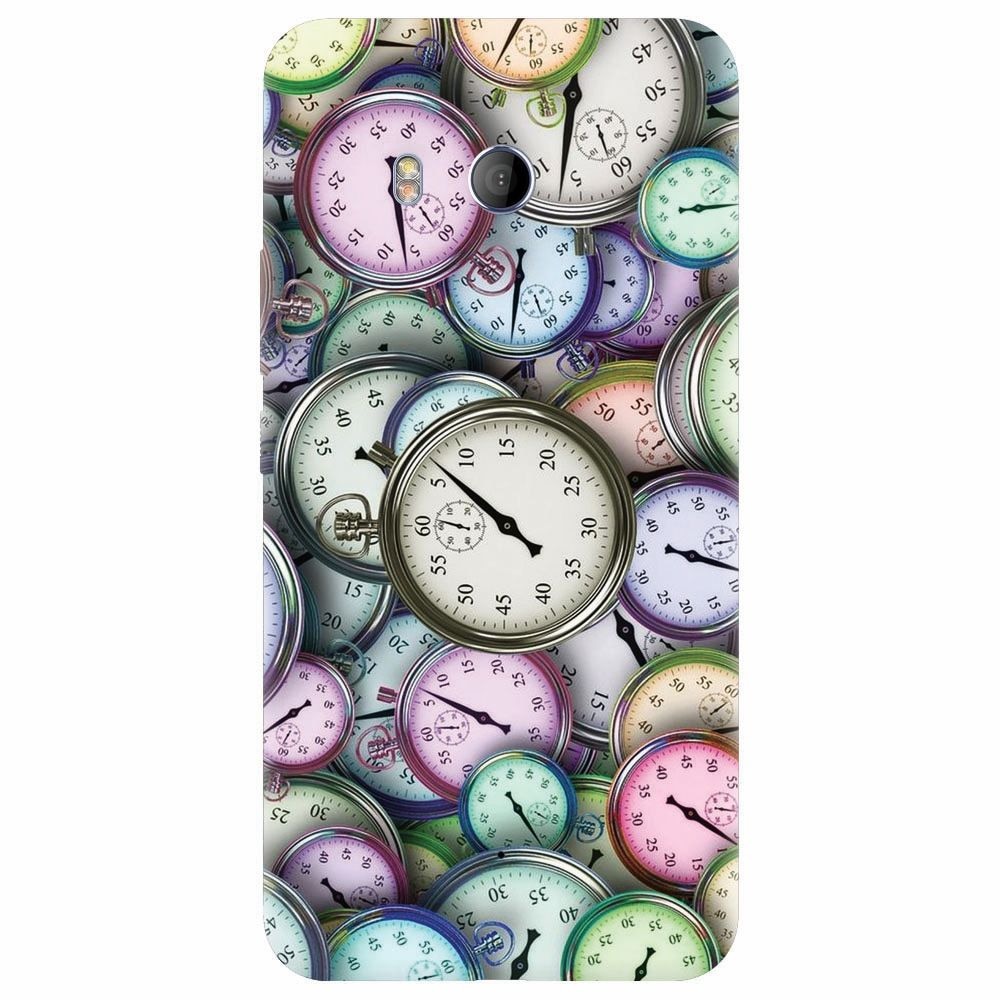 Husa silicon pentru Htc U 11, Clocks
