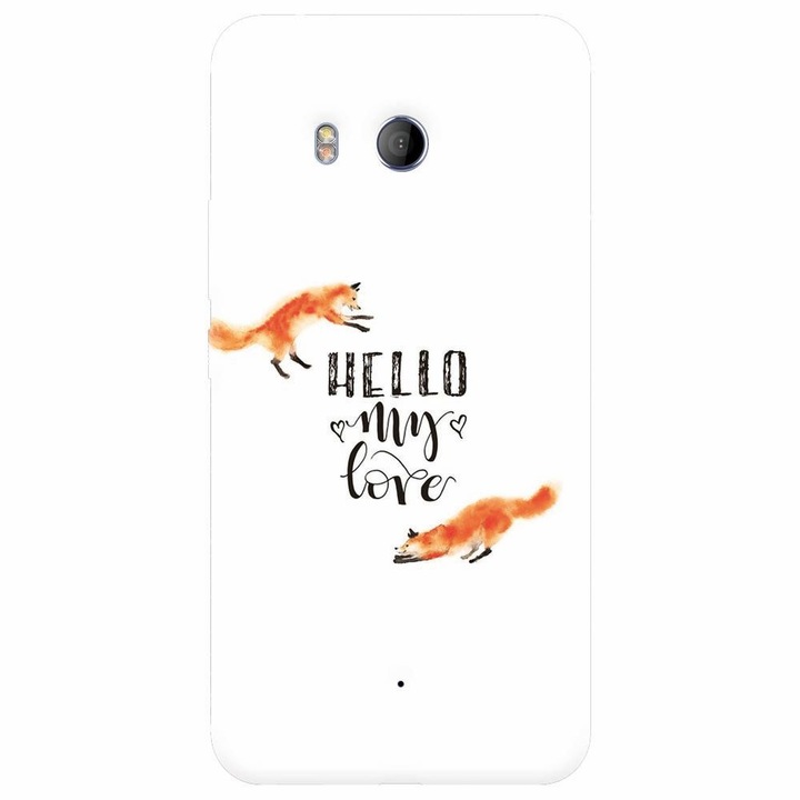 Силиконов кейс съвместим с Htc U 11, Hello My Love
