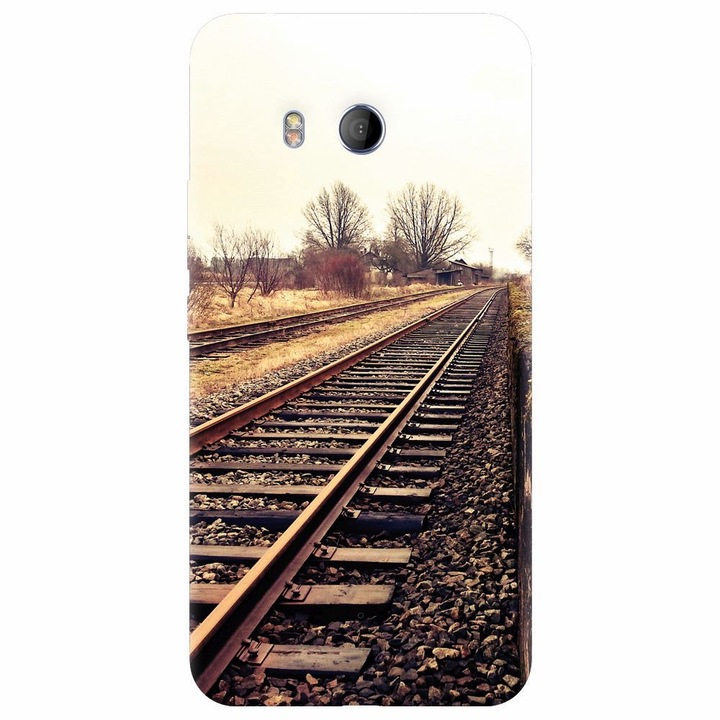 Силиконов кейс съвместим с Htc U 11, Railroad