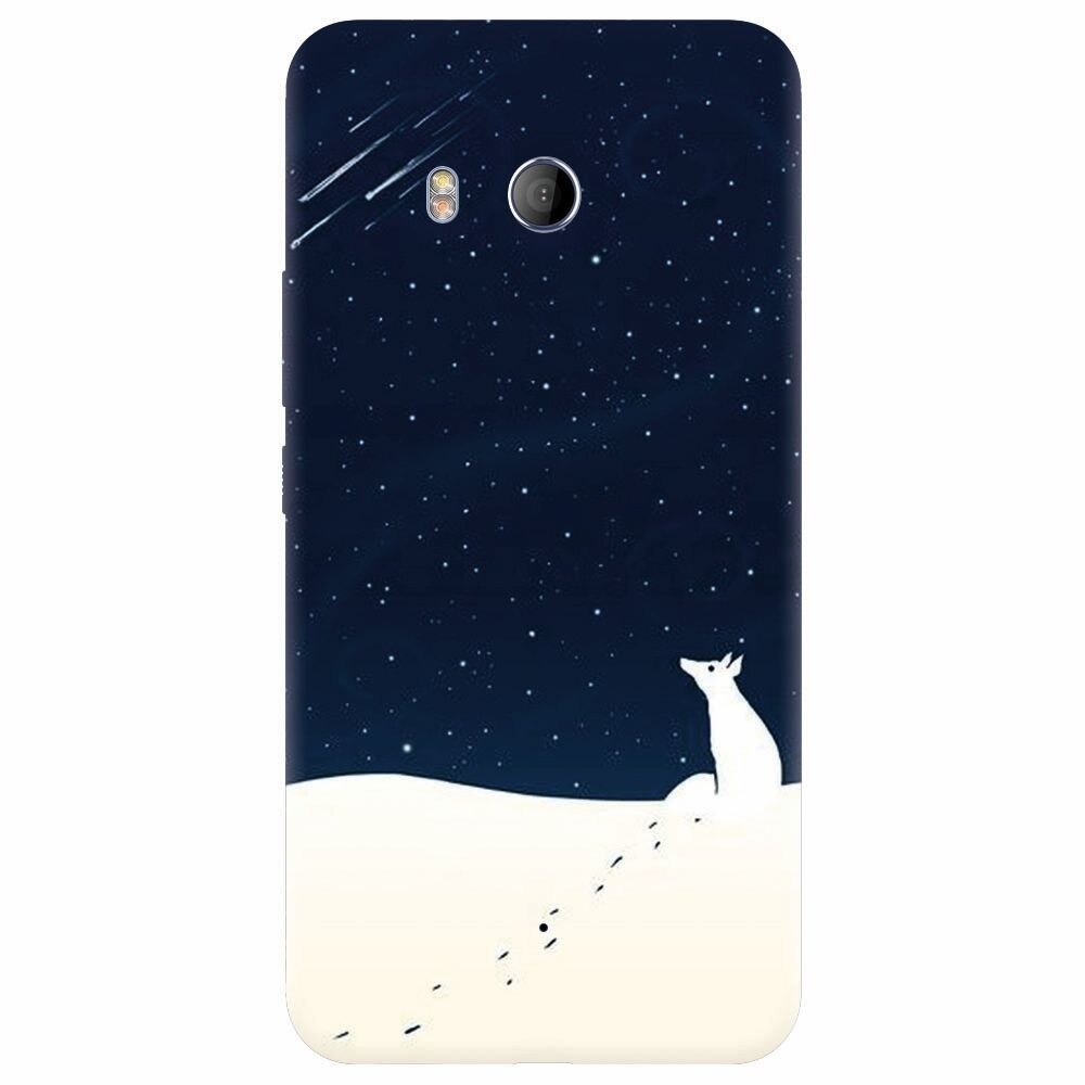 Husa silicon pentru Htc U 11, Winter Night