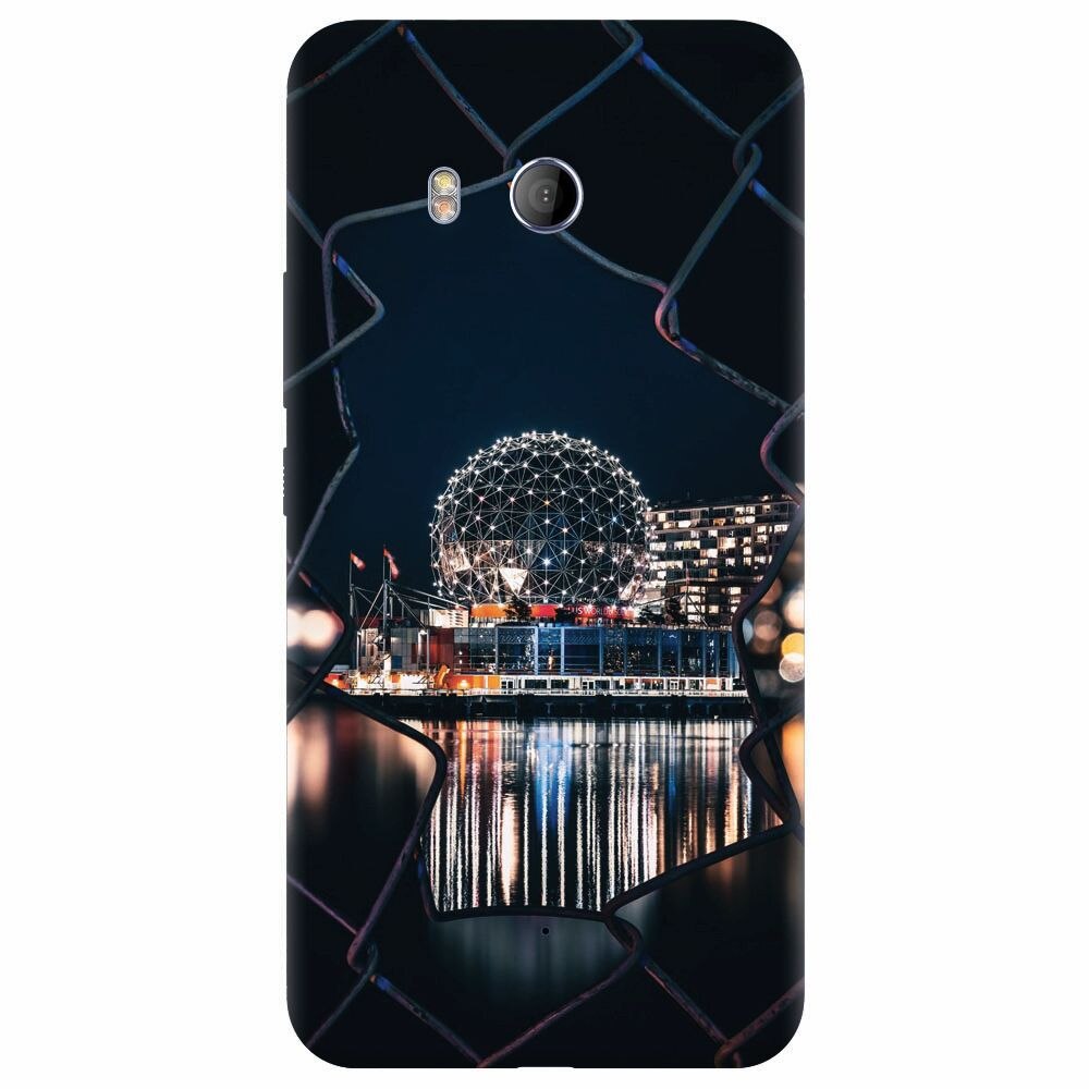Husa silicon pentru Htc U 11, Abstract Architectural Design