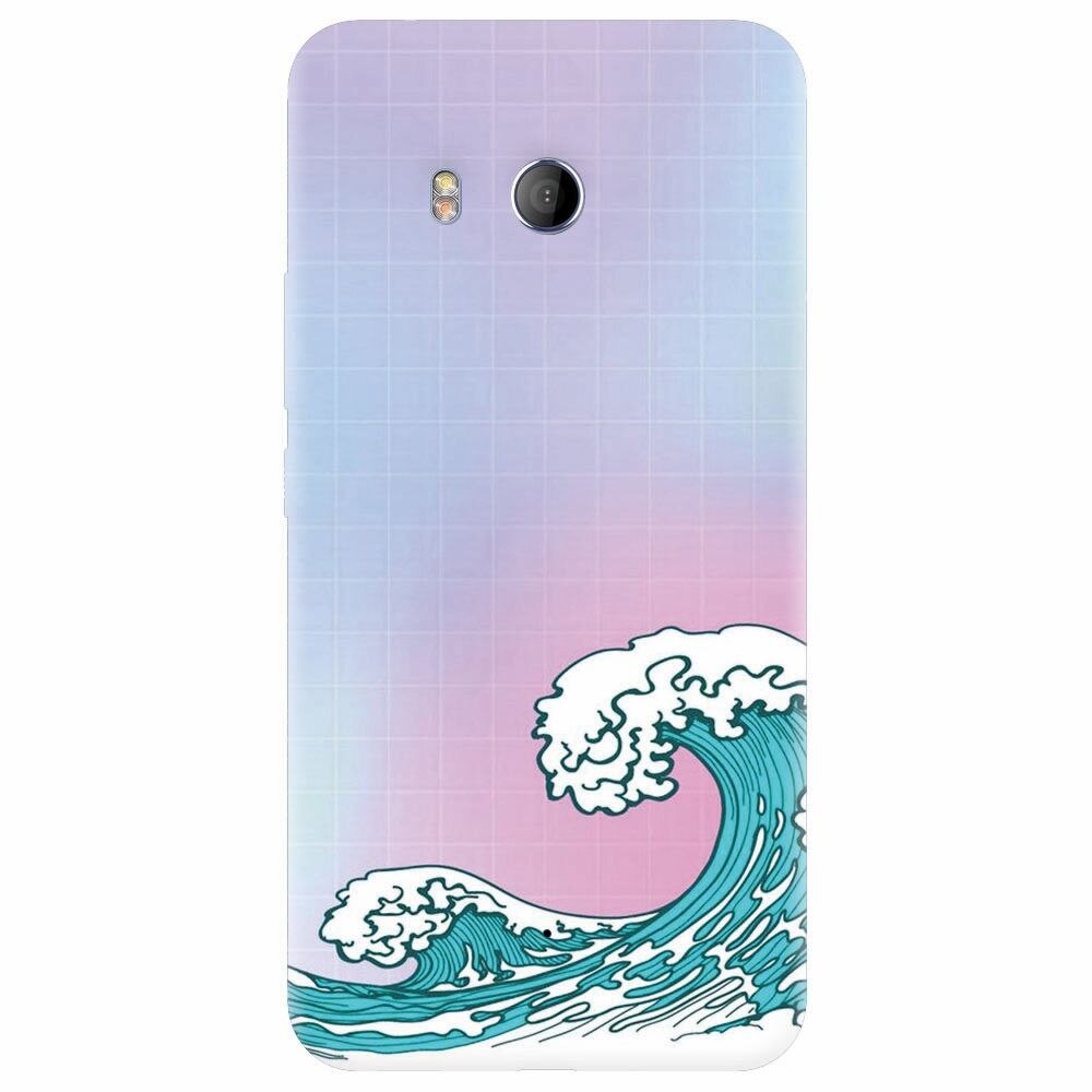Husa silicon pentru Htc U 11, Waves