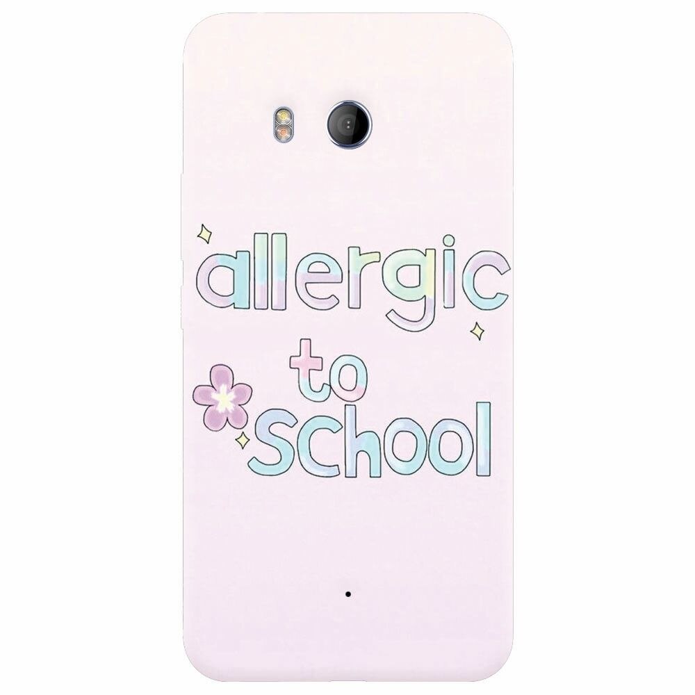 Husa silicon pentru Htc U 11, Allergic To School