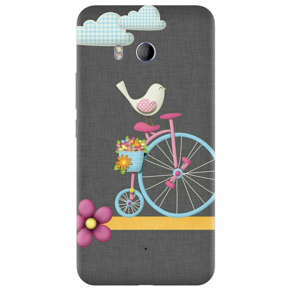 Husa silicon pentru Htc U 11, Bird