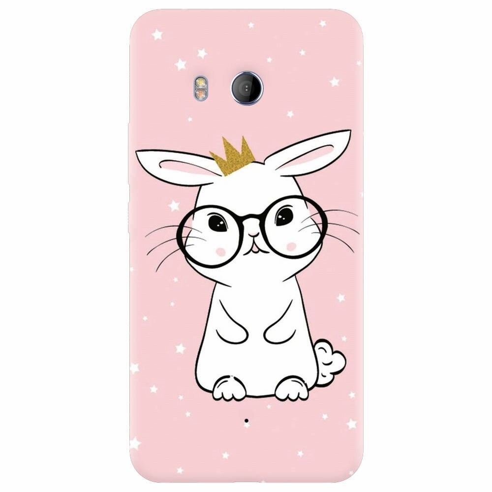 Husa silicon pentru Htc U 11, Cute Rabbit
