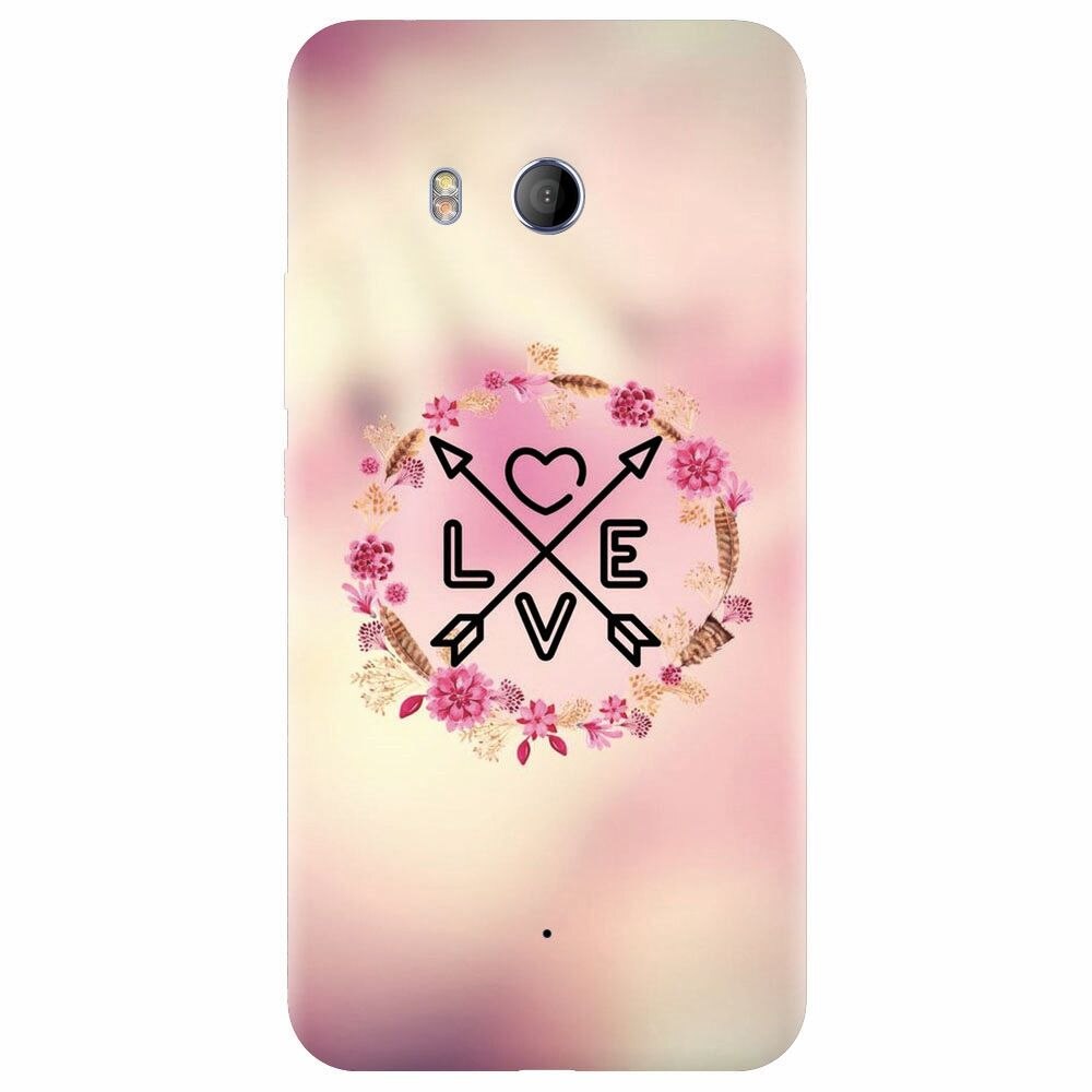 Husa silicon pentru Htc U 11, Love Arrow