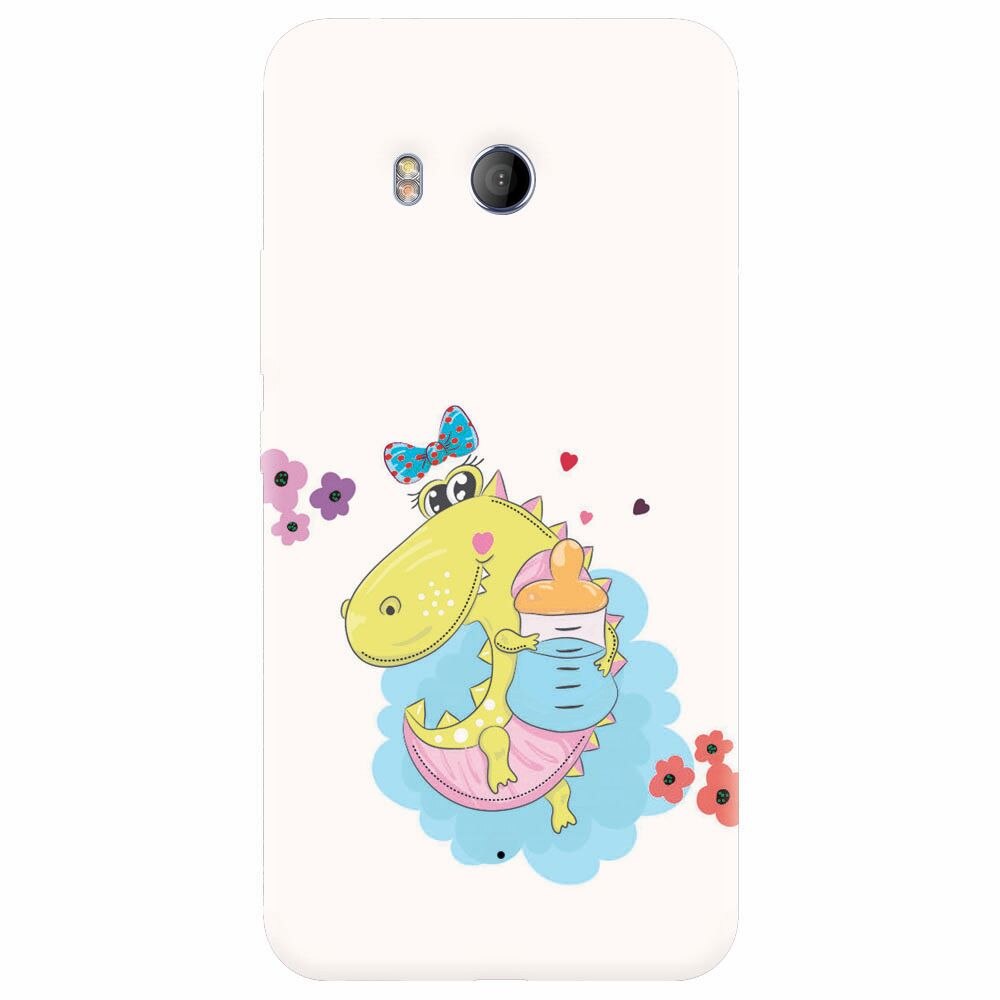 Husa silicon pentru Htc U 11, Bebe Crocodil