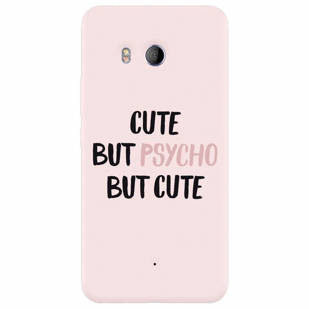 Husa silicon pentru Htc U 11, Cute But Psycho