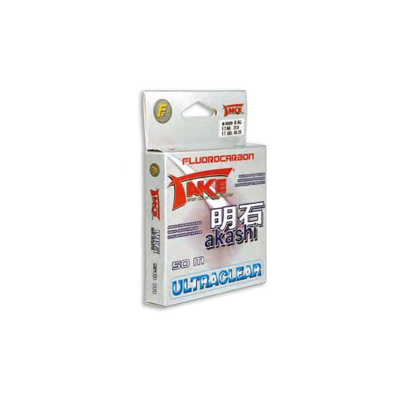 Fir Fluorocarbon Lineaeffe Akashi, Transparent, 50M, 0.16Mm/4.5Kg