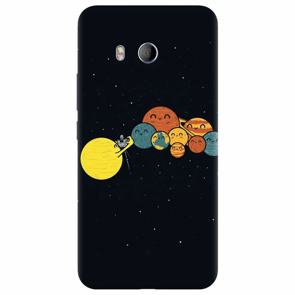 Husa silicon pentru Htc U 11, Selfie Planet