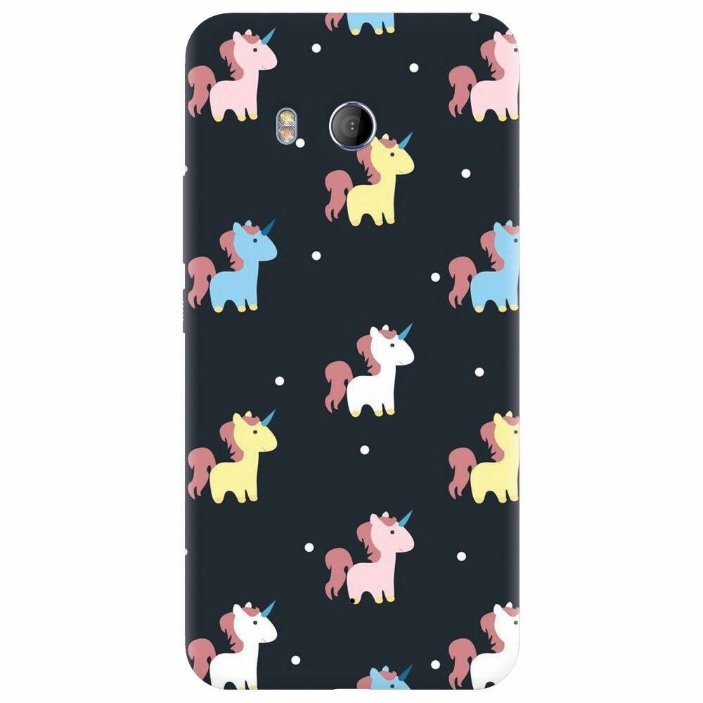 Husa silicon pentru Htc U 11, Unicorns