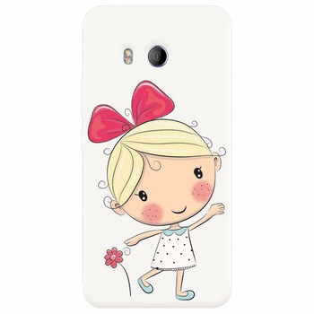 Husa silicon pentru Htc U 11, Fetita Husa silicon pentru Htc U 11, Fetita