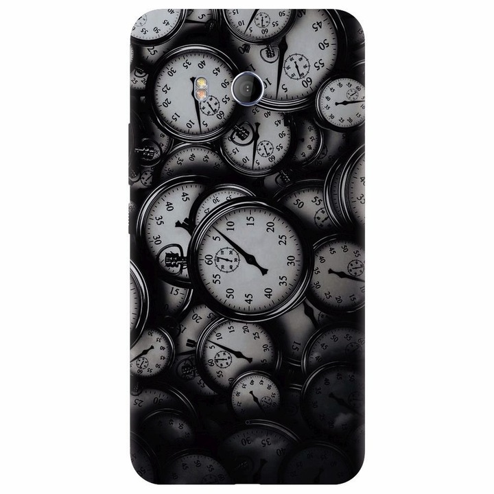 Силиконов кейс съвместим с Htc U 11, Clocks Bw