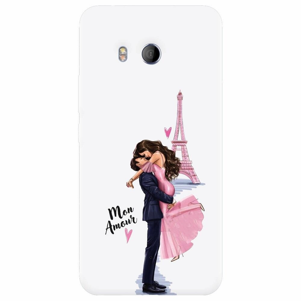 Husa silicon pentru Htc U 11, Paris Love Mon Amour