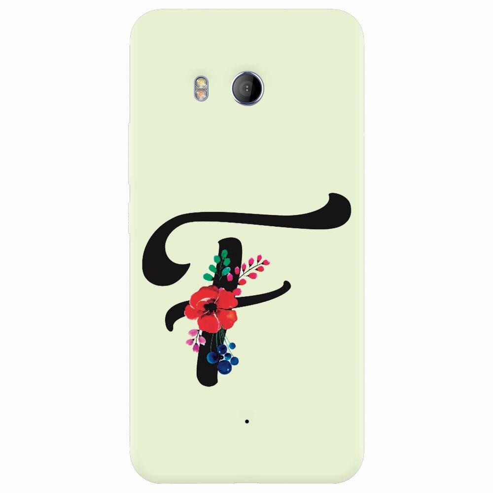 Husa silicon pentru Htc U 11, Litera F