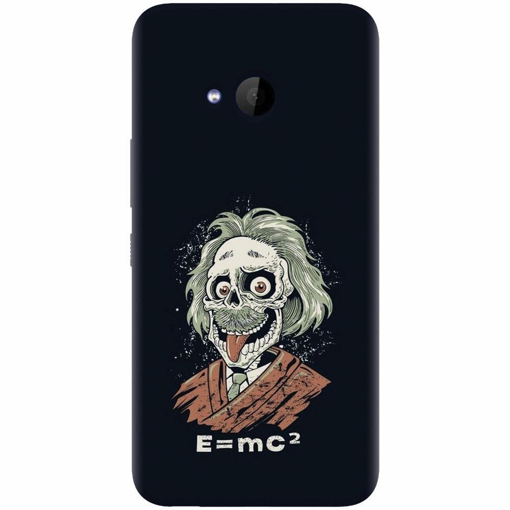 Husa silicon pentru Htc U 11 Life, Albert Einstein Caricature