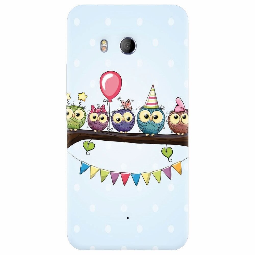 Husa silicon pentru Htc U 11, Party Birds