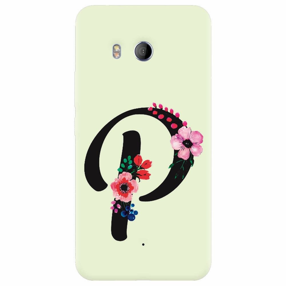 Husa silicon pentru Htc U 11, Litera P
