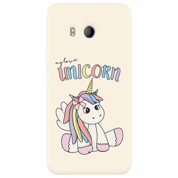 Husa silicon pentru Htc U 11, My Love Unicorn Husa silicon pentru Htc U 11, My Love Unicorn