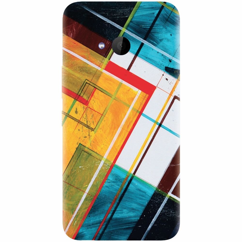 Husa silicon pentru Htc U 11 Life, Abstraction Color Shape