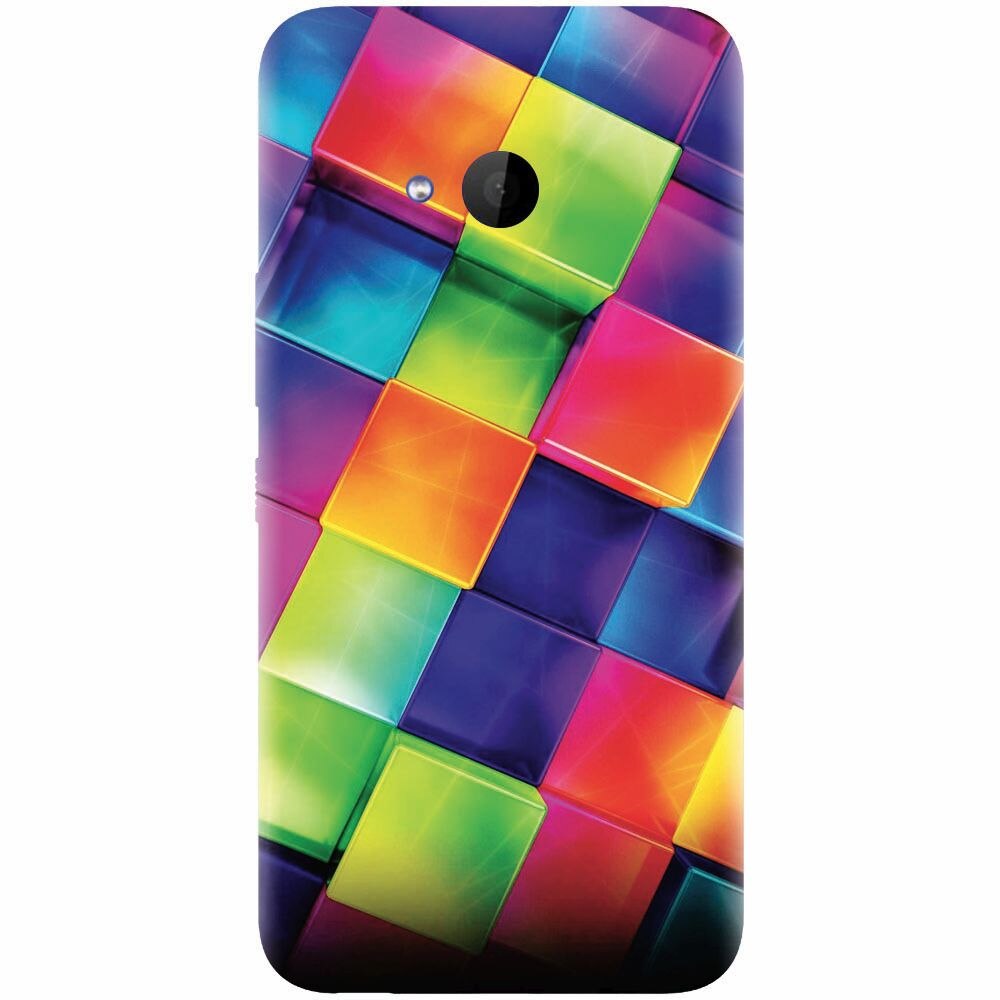 Husa silicon pentru Htc U 11 Life, 3D Geometric Colorful