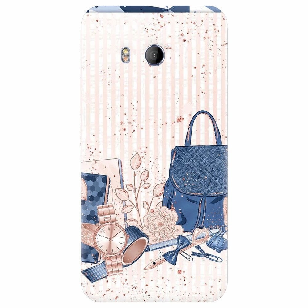 Husa silicon pentru Htc U 11, Girl Accesories