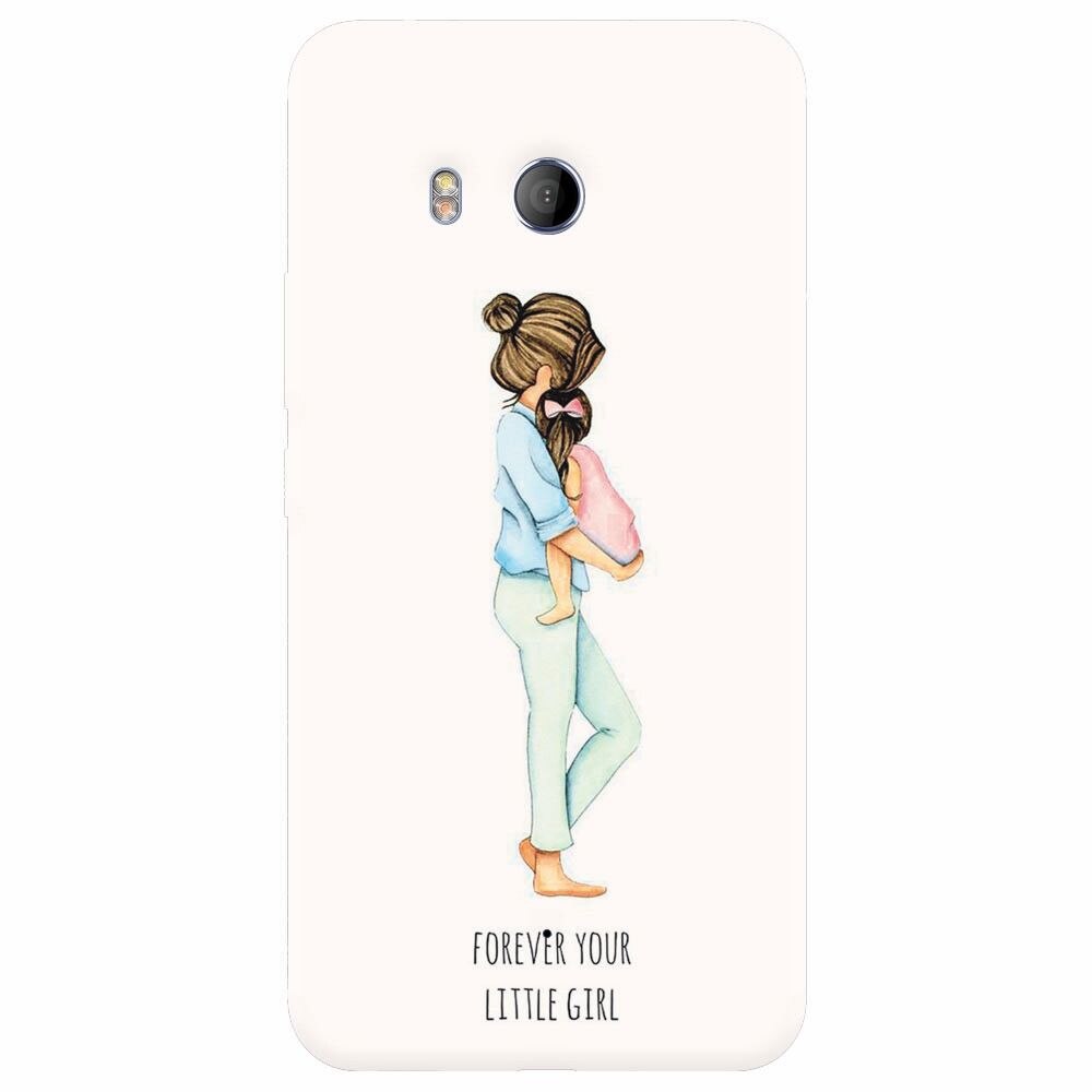 Husa silicon pentru Htc U 11, Forever Little Girl