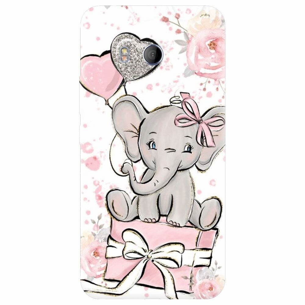 Husa silicon pentru Htc U 11, Elefant